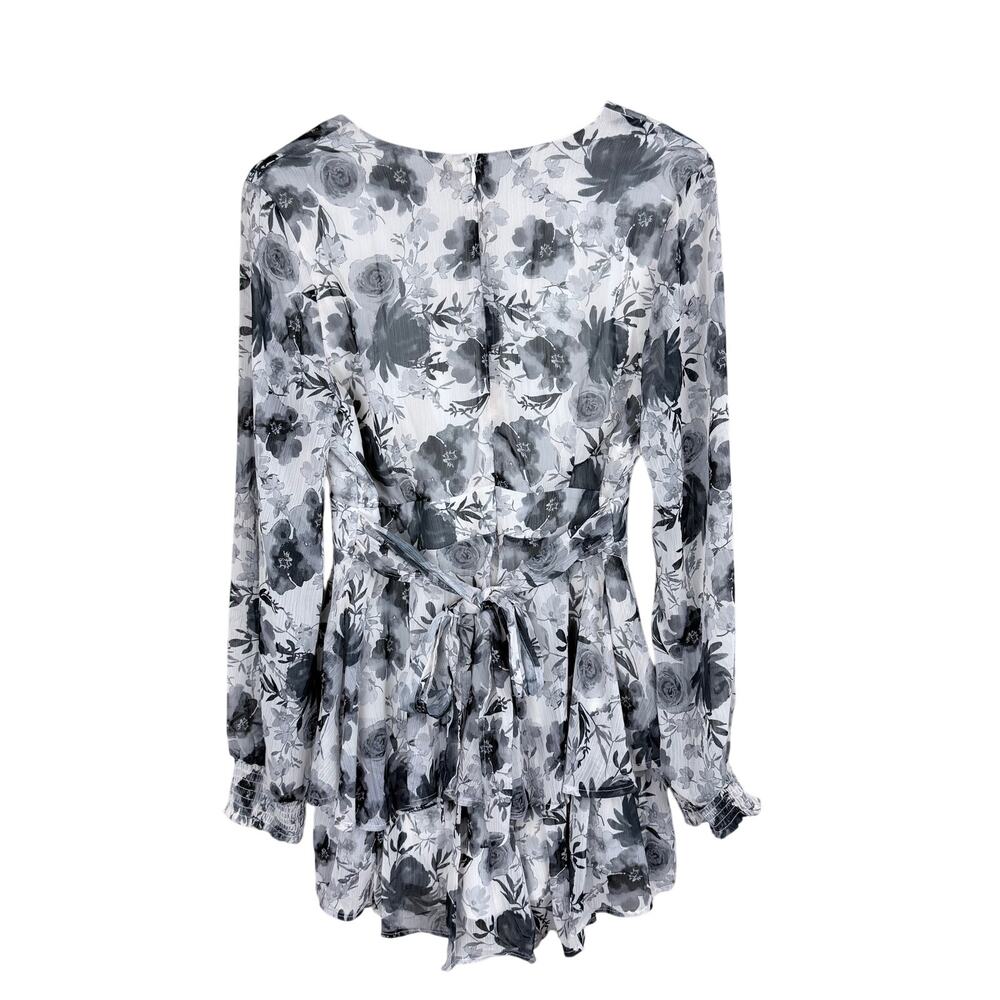 FRANCESCA'S Miami Ruffle Romper - Picture 4 of 7